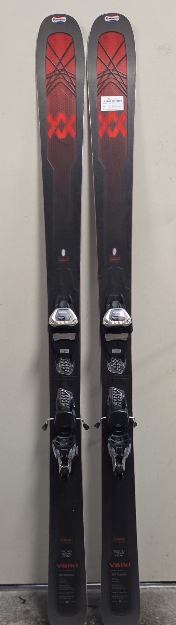 Ex - Demo Volkl M7/Marker demo griffon binding 177cm - Snowride Sports