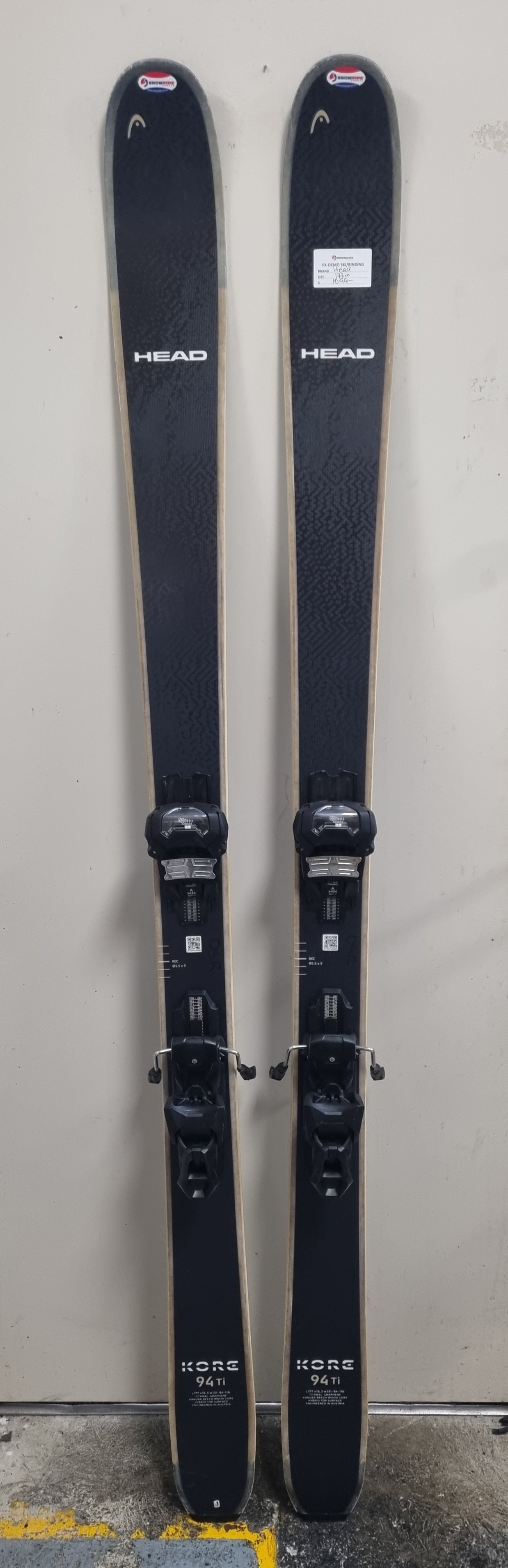 Ex-Demo Head Kore 94Ti + Attack Binding 177cm