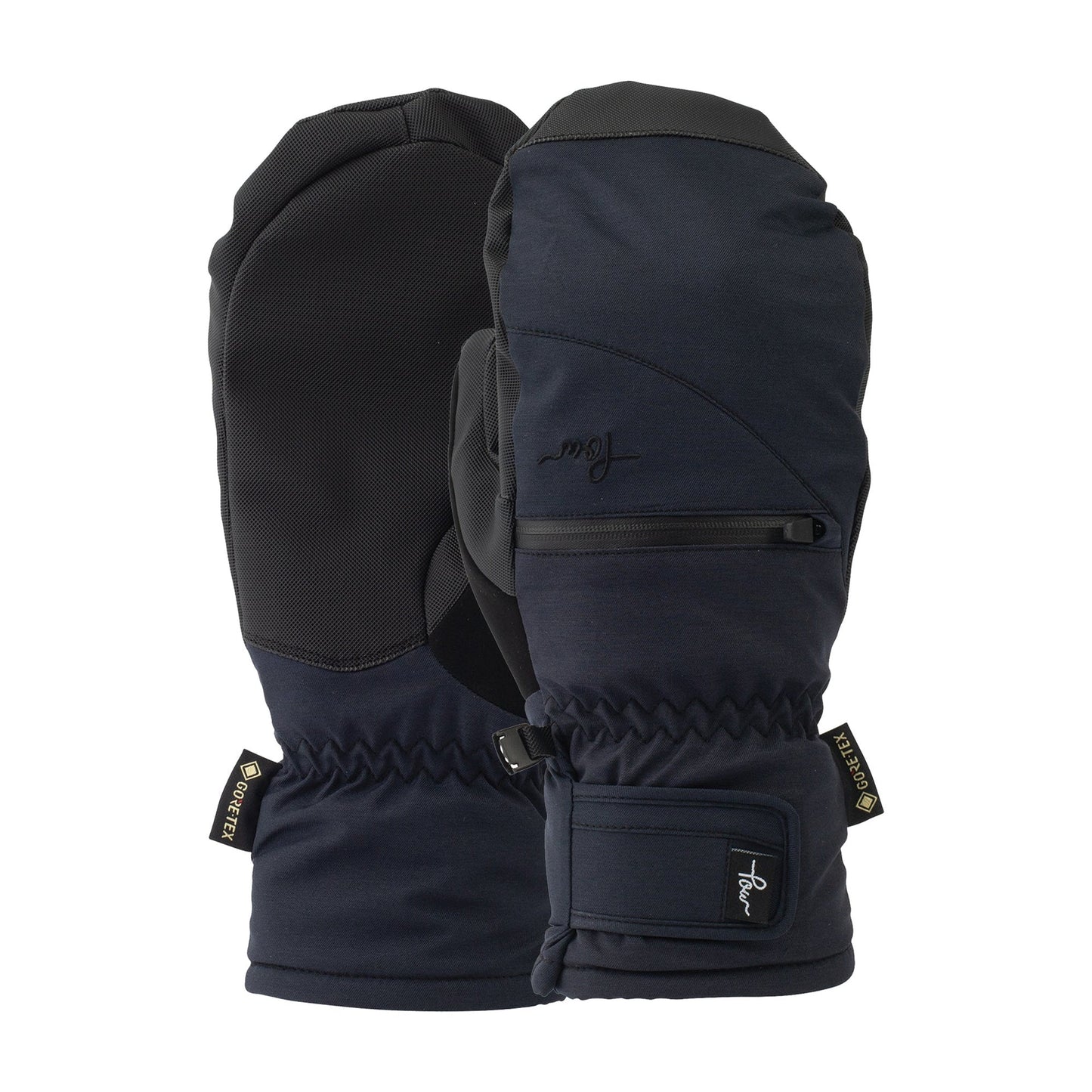 POW Womens's Cascadia GTX Short Glove - Black - Snowride Sports