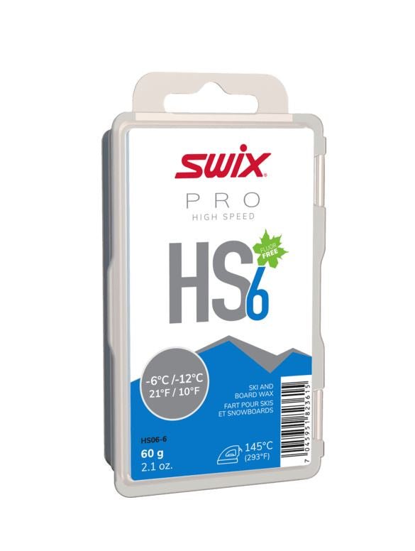 Swix HS6 Blue - 6C/ - 12C, 60g - Snowride Sports