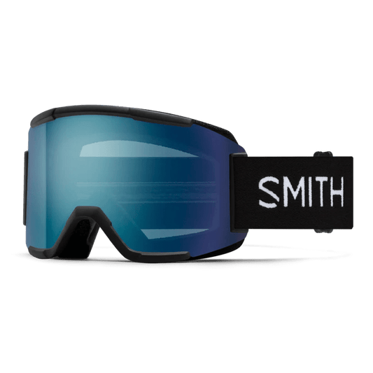 Smith Squad - Black | ChromaPop Everyday Blue Mirror/Yellow - Snowride Sports
