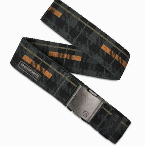 Arcade Belt / Plaid Jalapeno Black - Snowride Sports