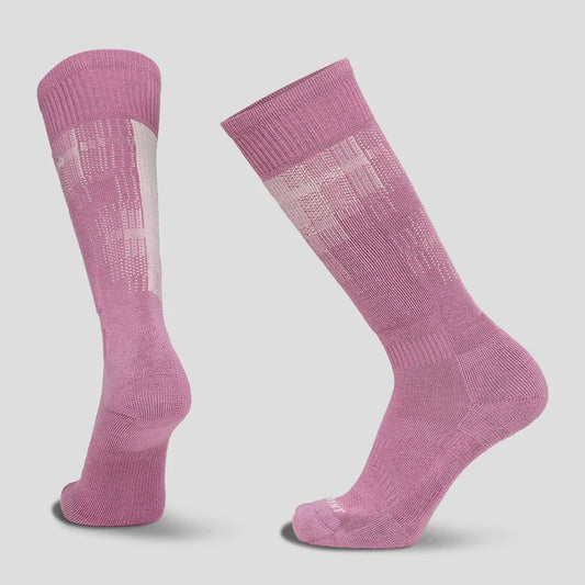 Le Bent Light Cushion Pixel Snow Sock - Flowering Gum - Snowride Sports