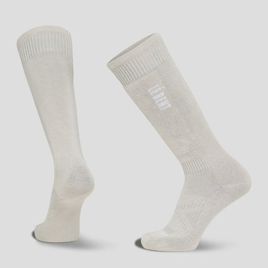 Le Bent Targeted Cushion Logo Snow Sock - Natural - Snowride Sports