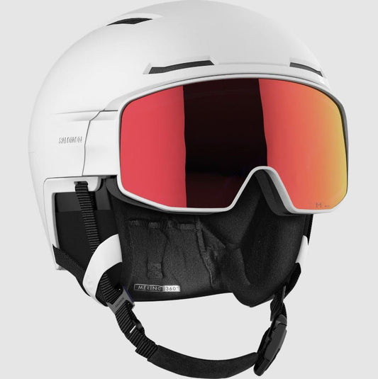Salomon Driver Prime Sigma Photo MIPS Helmet - White - Snowride Sports