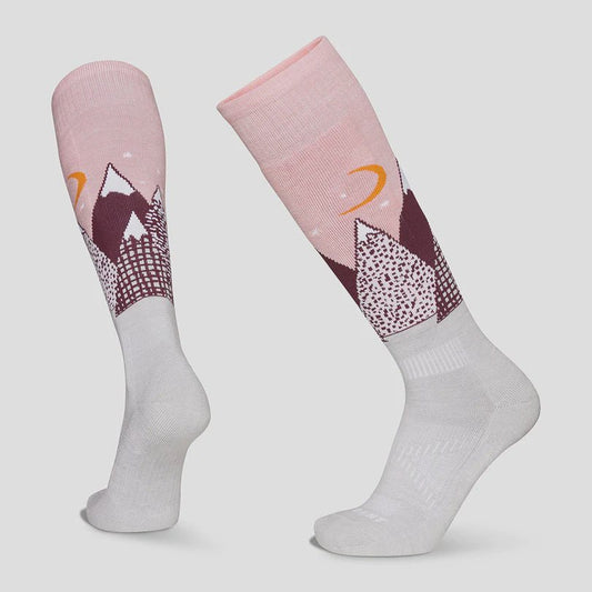 Le Bent Kids Light Cushion Snowy Mountain - Mellow Rose - Snowride Sports