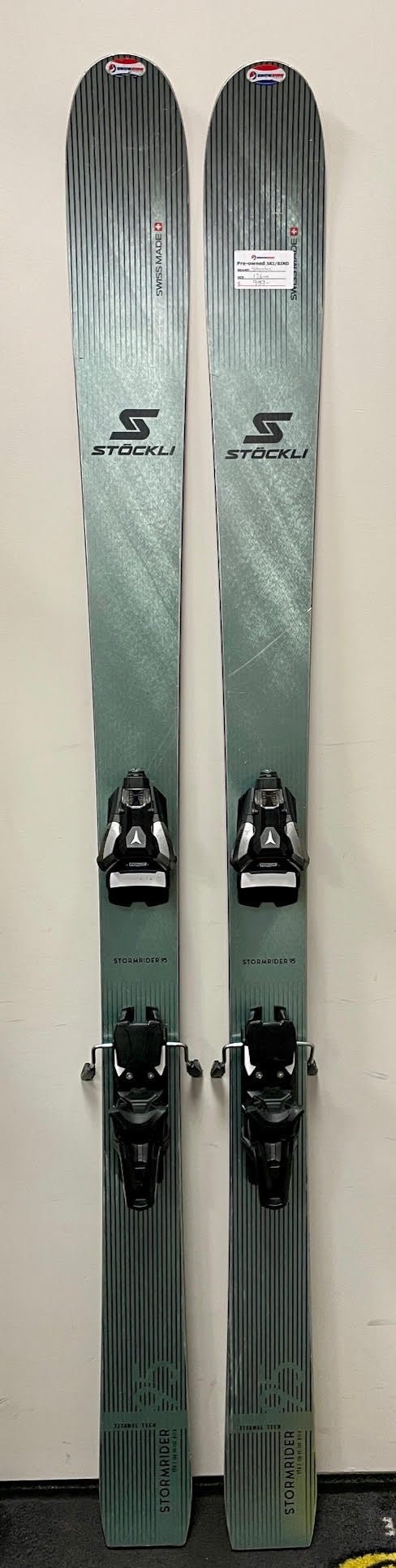 Pre - owned: Stockli Stormrider 88 (176cm)/ Atomic Strive 14 Binding - Snowride Sports