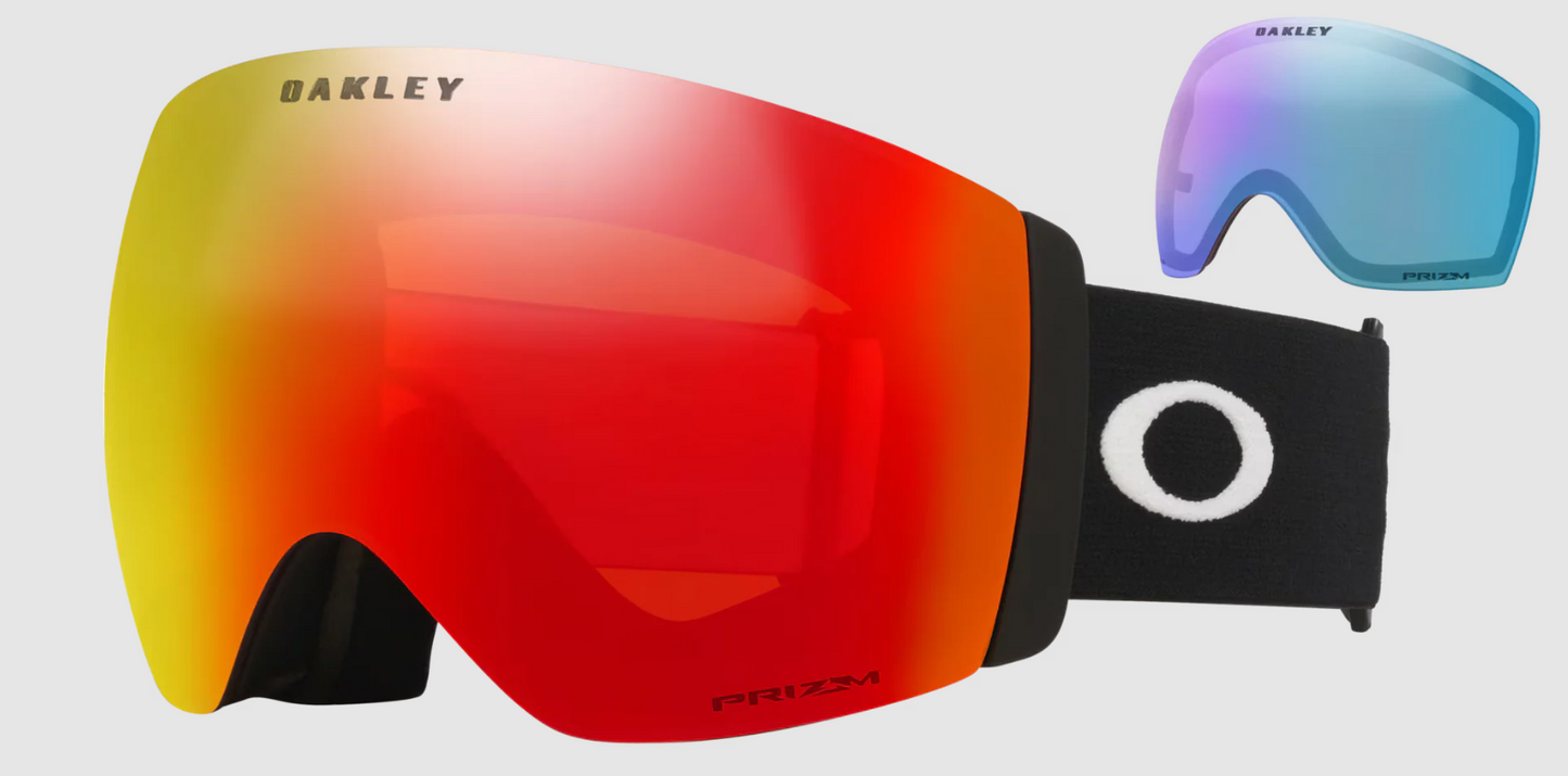 Oakley Flight Deck Pro L - Matte Black / Prizm Torch w/Prizm Iced Iridium