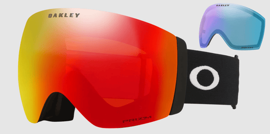 Oakley Flight Deck Pro L - Matte Black / Prizm Torch w/Prizm Iced Iridium - Snowride Sports