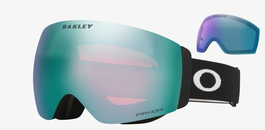 Oakley Flight Deck Pro M - Matt Black / Prizm Sapphire / Prizm Iced - Snowride Sports
