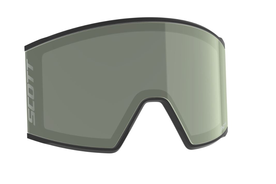 Scott React Goggle Mineral BLK - Amp BLK Chrome +Extra Lens - Snowride Sports