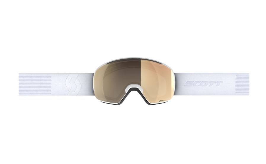 Scott Sphere OTG LS Mineral White - AMP LS Bronze Chrome - Snowride Sports