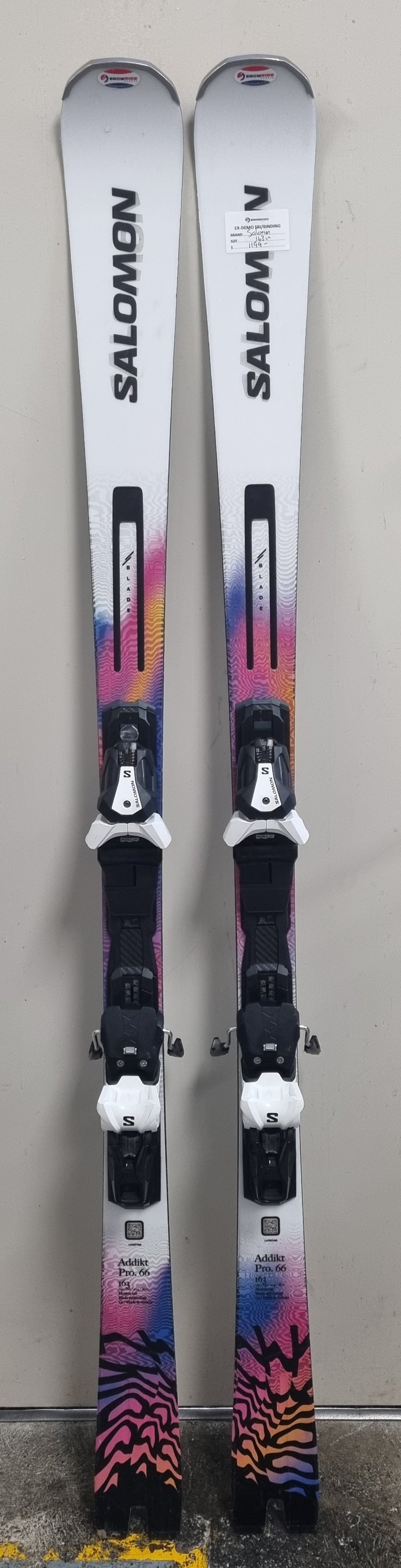 Ex-Demo Salomon Addikt Pro 66 + Binding 163cm
