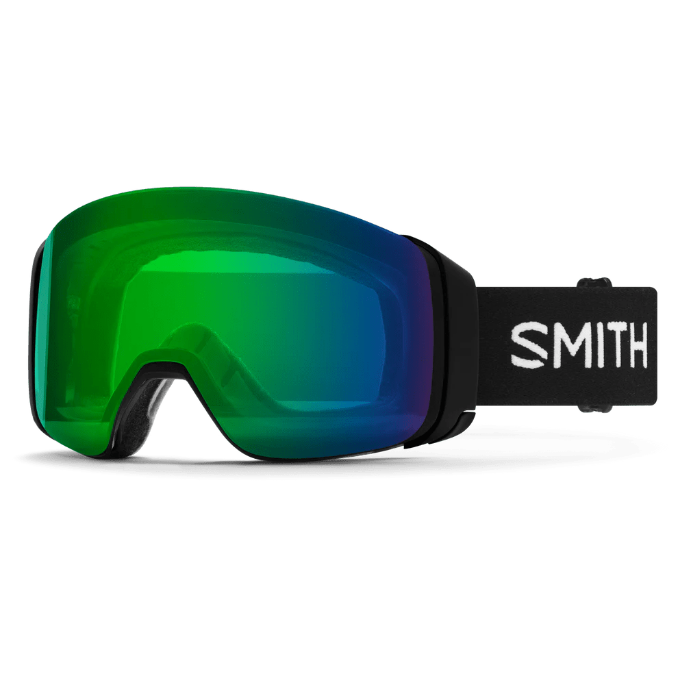 Smith 4D Mag - Black | ChromaPop Everyday Green Mirror/ ChromaPop Storm Blue - Snowride Sports