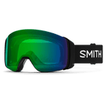 Smith 4D Mag - Black | ChromaPop Everyday Green Mirror/ ChromaPop Storm Blue - Snowride Sports