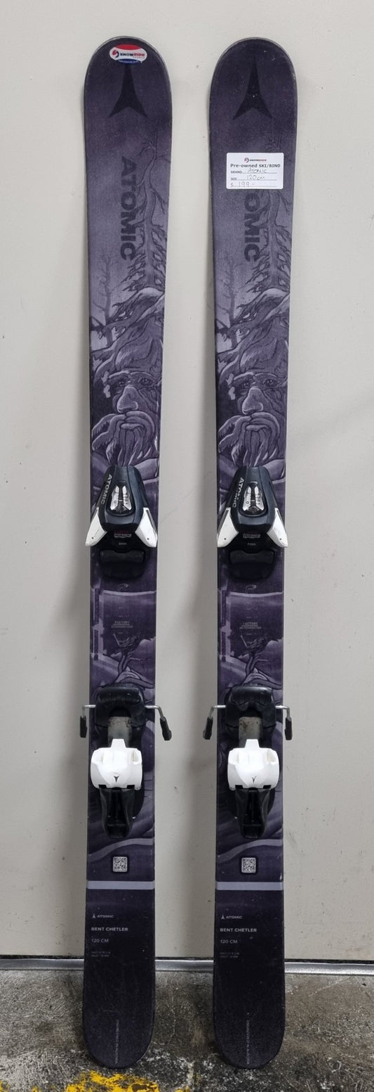 Pre - owned: Atomic Bent Chetler Mini (120cm)/C5 GW Binding - Snowride Sports