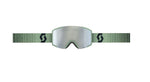 Scott Shield Goggle Soft Green/Black - Amp White Chrome - Snowride Sports