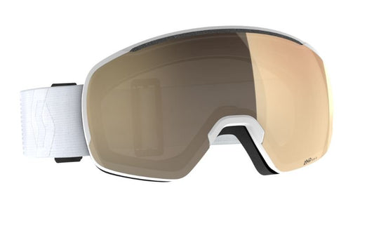 Scott Sphere OTG LS Mineral White - AMP LS Bronze Chrome - Snowride Sports