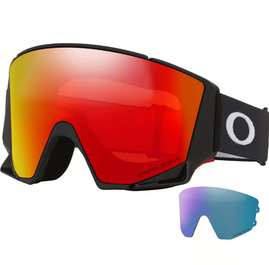 Oakley Flow Scape L - Matte Black / Prizm Torch w/ Iced Iridium - Snowride Sports