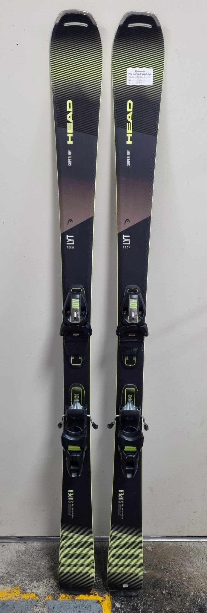 Pre - owned: Head Super Joy (158cm)/Tyrolia Joy 11 GW Bindings - Snowride Sports