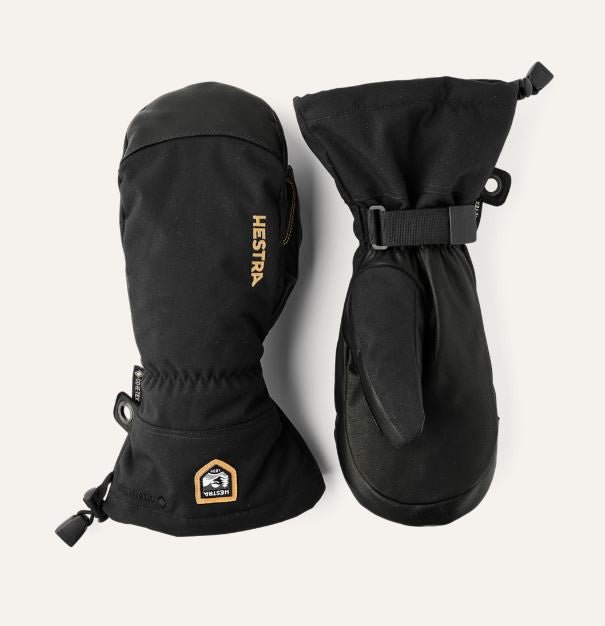 Hestra Army Leather Gore - Tex Mitt - Black - Snowride Sports