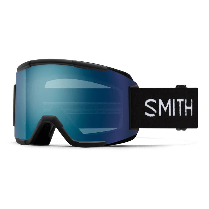 Smith Squad - Black | ChromaPop Everyday Blue Mirror/Yellow - Snowride Sports