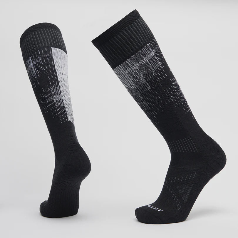 Le Bent Light Cushion Pixel Snow Sock - Mono - Snowride Sports
