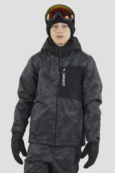 Surfanic Misfit Map Jacket - Black - Snowride Sports