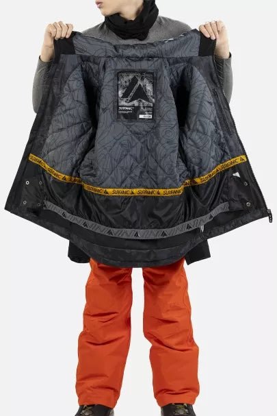 Surfanic Misfit Map Jacket - Black - Snowride Sports
