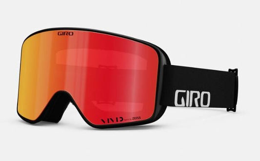 Giro Method Goggle Black Wordmark | Vivid Ember/Infrared - Snowride Sports