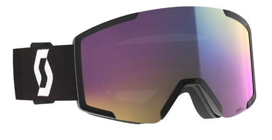 Scott Shield Goggle - Mineral Black + White / AMP Teal Chrome - Snowride Sports