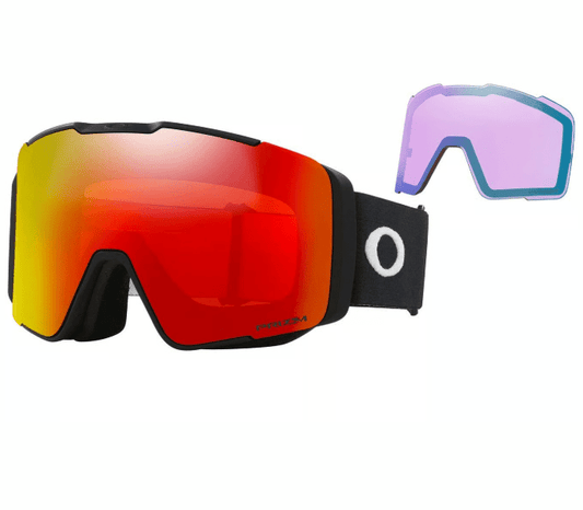 Oakley Line Miner Pro M - Matte Black / Prizm Torch w/Prizm Iced Iridium - Snowride Sports