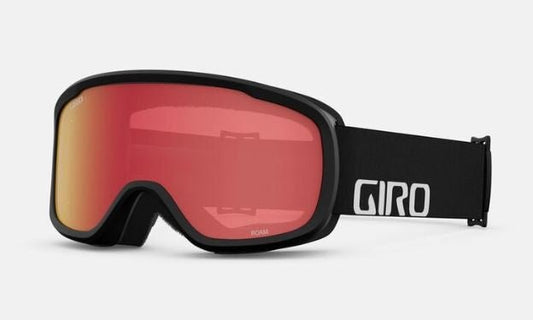 Giro Roam Goggle Black Wordmark | Amber/Yellow - Snowride Sports