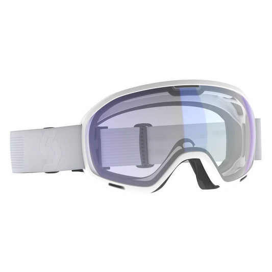 Scott Unlimited II OTG Mineral White / Illuminator Blue Chrome - Snowride Sports