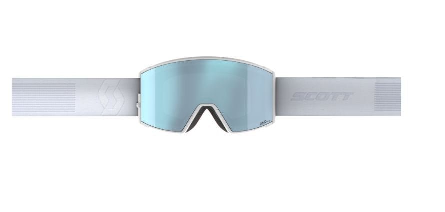 Scott React Goggle Mineral WHT - Amp Ice Chrome + Extra Lens - Snowride Sports