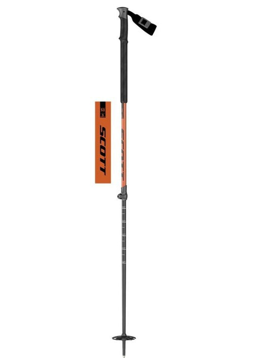 Scott Aluguide Ski Pole Black/Orange 105 - 140 cm - Snowride Sports