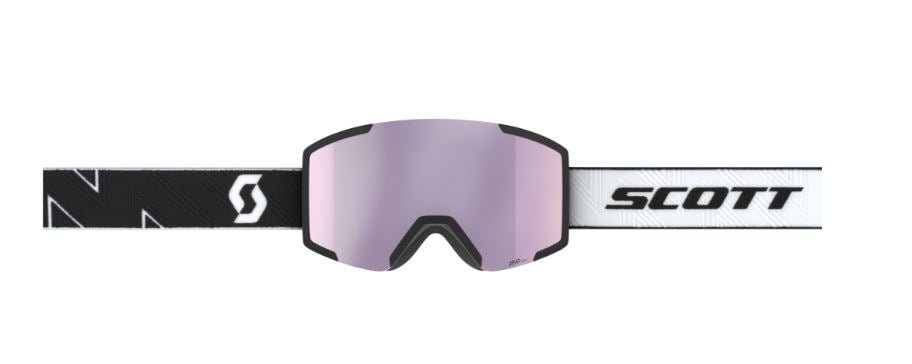 Scott Shield Black/White - AMP Lavender Chrome +extra lens - Snowride Sports