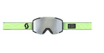 Scott Shield Glow Green - AMP White Chrome +extra lens - Snowride Sports