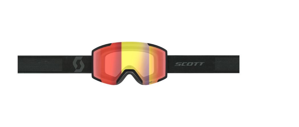 Scott Shield Goggle LS Mineral BLK - Amp LS Red Chrome - Snowride Sports