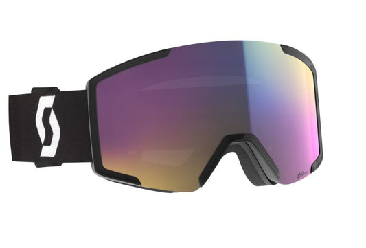Scott Shield Goggle Mineral BLK/WHT - Amp Teal Chrome - Snowride Sports