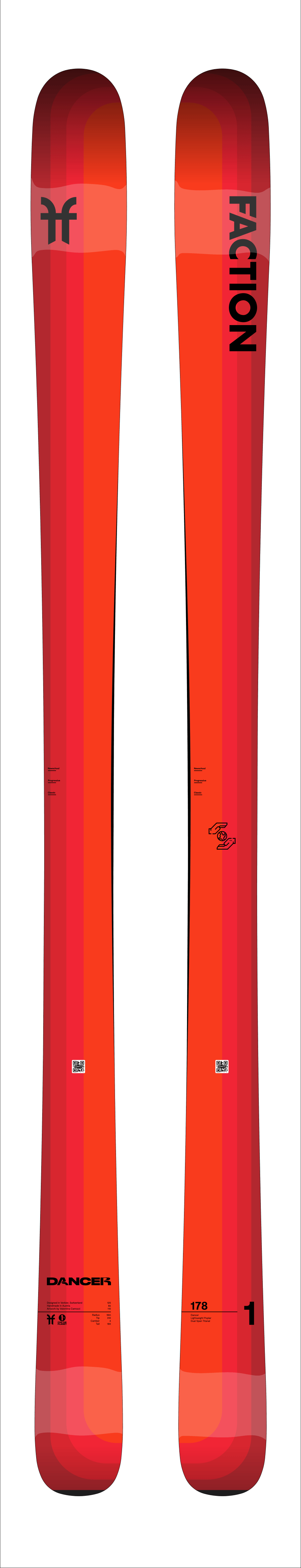 Faction Dancer 1.0 Skis 2023 - Snowride Sports