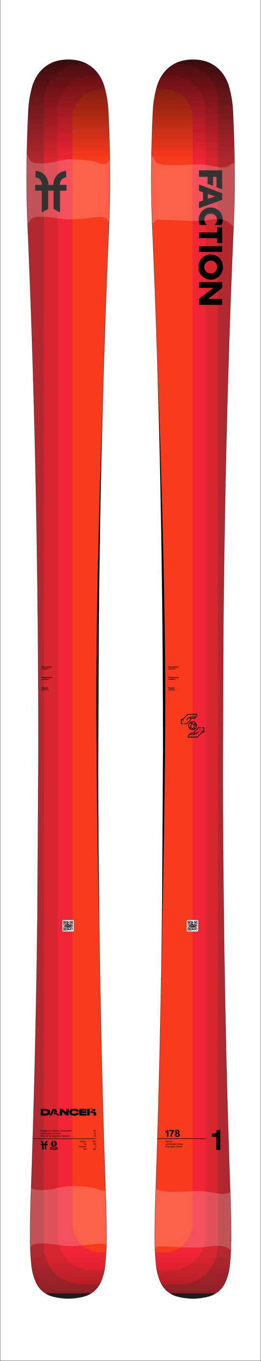 Faction Dancer 1.0 Skis 2023 - Snowride Sports