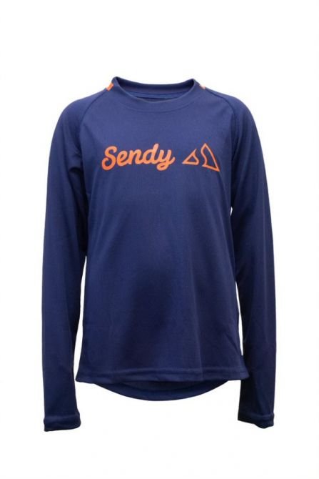 Sendy Youth Long Sleeve Jersey Bold Blue - Snowride Sports
