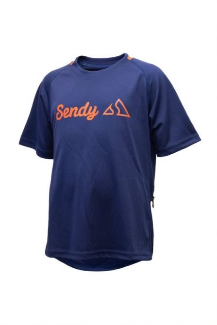 Sendy Youth Short Sleeve Jersey Bold Blue - Snowride Sports