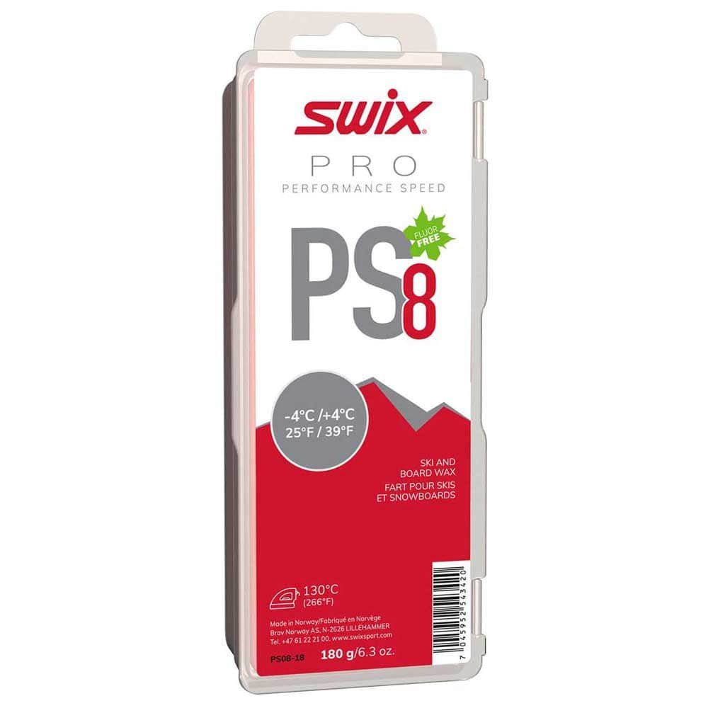 Swix PS8 Red -4C/+4C 180gm Wax - Snowride Sports